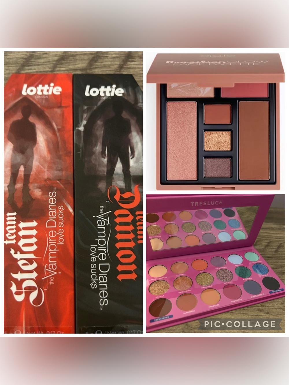 3 Palette Bundle- Vampire Diaries Lottie London, Ciate London, Tresluce Beauty